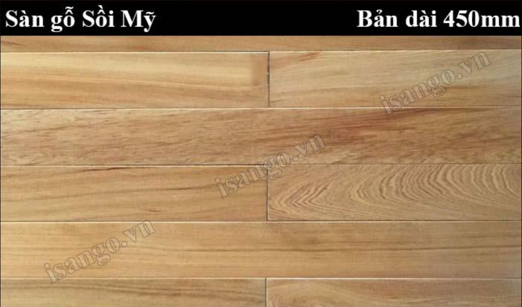 Sàn gỗ Sồi Mỹ SM450